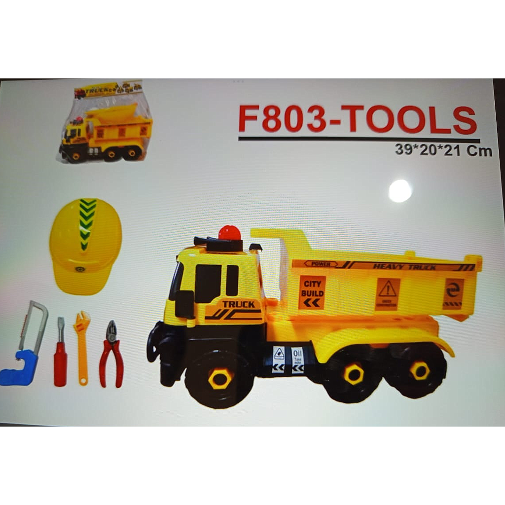 Truk Dump Tronton F/W + Tool Set dan Helm Truck 1 Inner 12 Pcs Ktg PVC @24