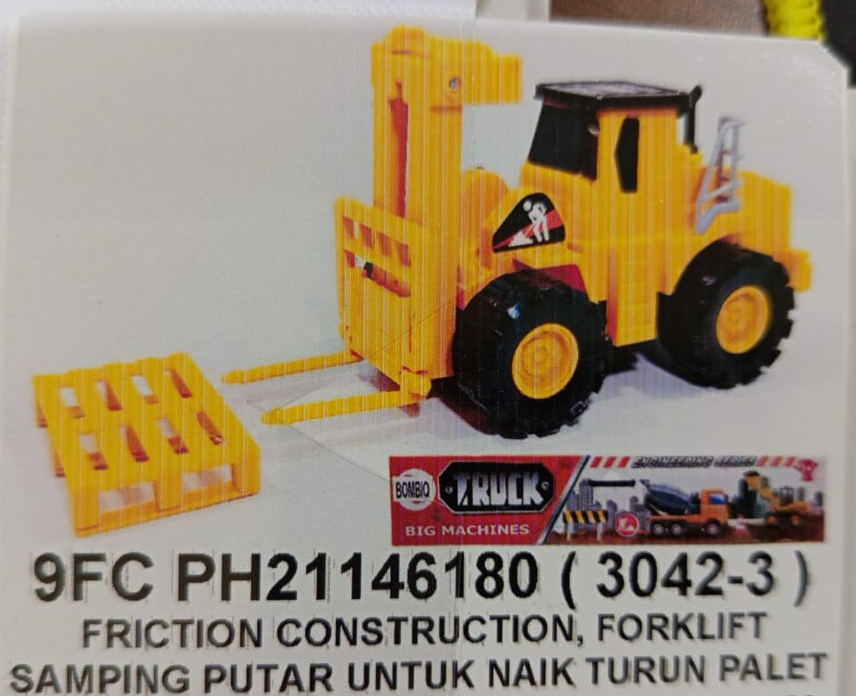 Truk Forklift F/C Truck 1 Inner 45 Pcs Ktg PVC @90
