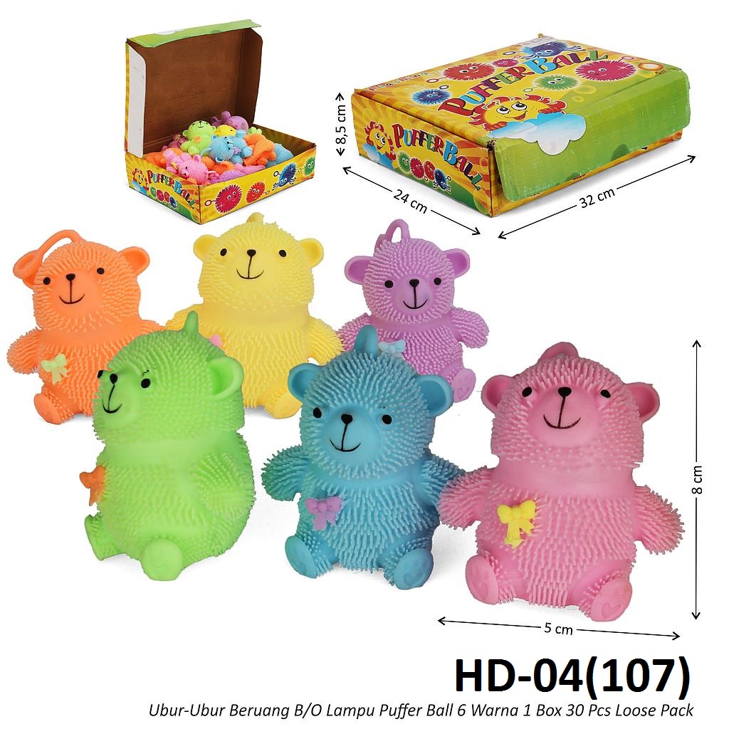 Ubur-Ubur Beruang Pita Lampu Puffer Ball 1 Box 24 Pcs Loose Pack @432