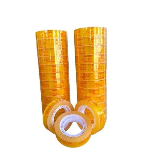 Isolasi Bening 12 mm 25 Yard 12 Pcs Orlee Tape Slop @100