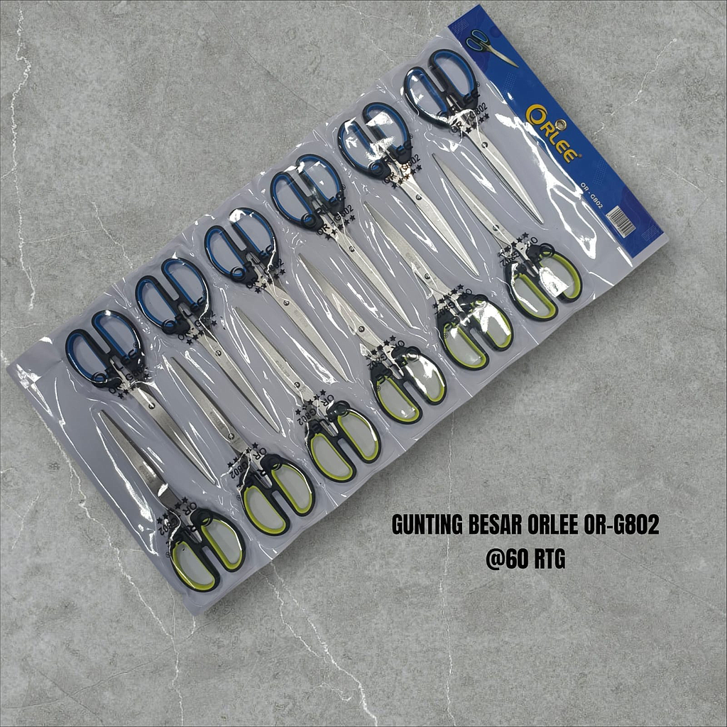 Gunting Besar 21 cm 12 Pcs Orlee Renteng @30