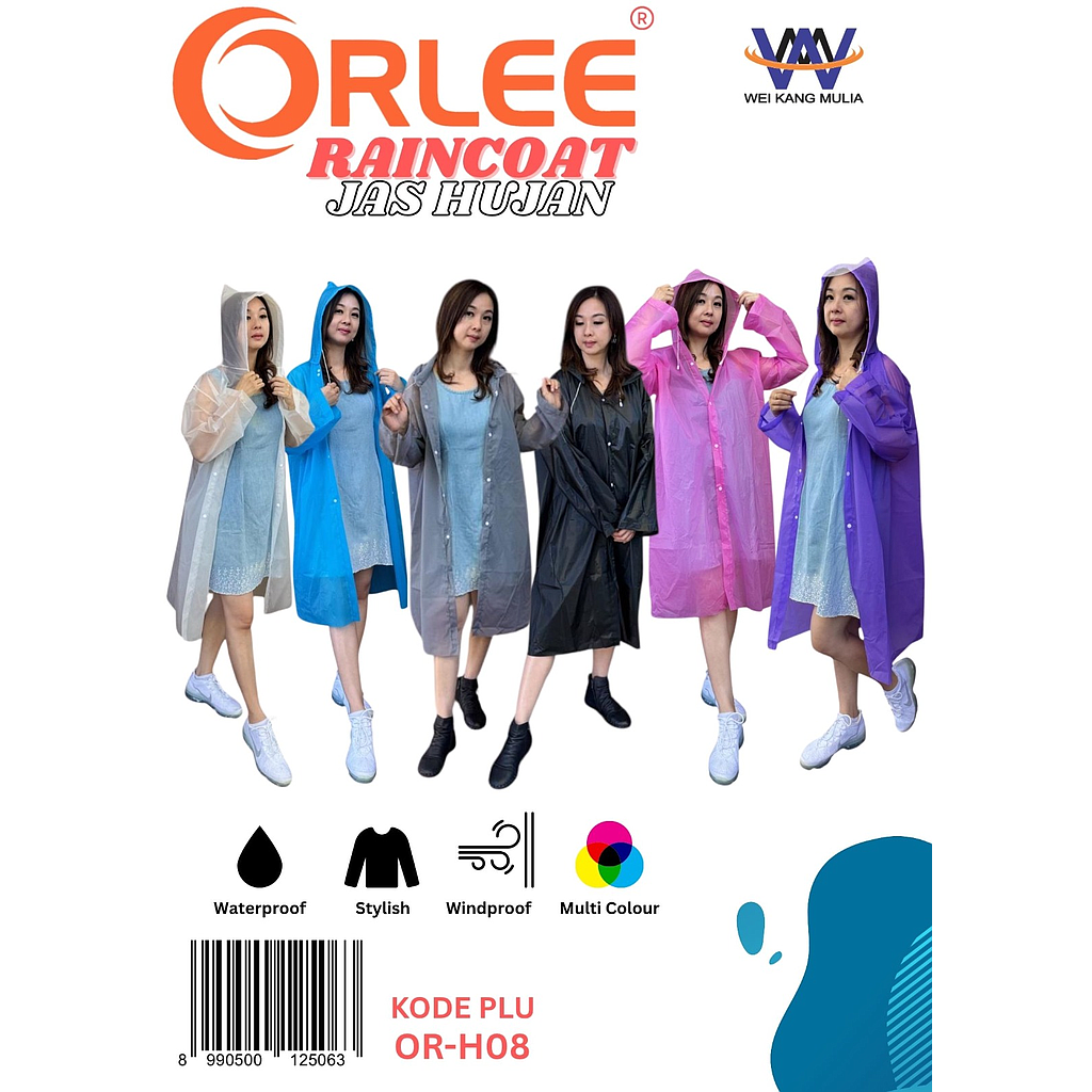 Jas Hujan Coat Orlee Raincoat Ktg Opp @100