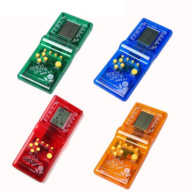Brick Game Transparan B/O Suara Musik Brick Game 2130X Box @200