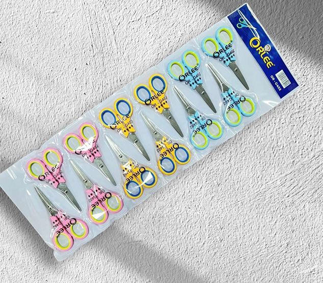Gunting Kecil 12 cm 12 Pcs Orlee Renteng @60 