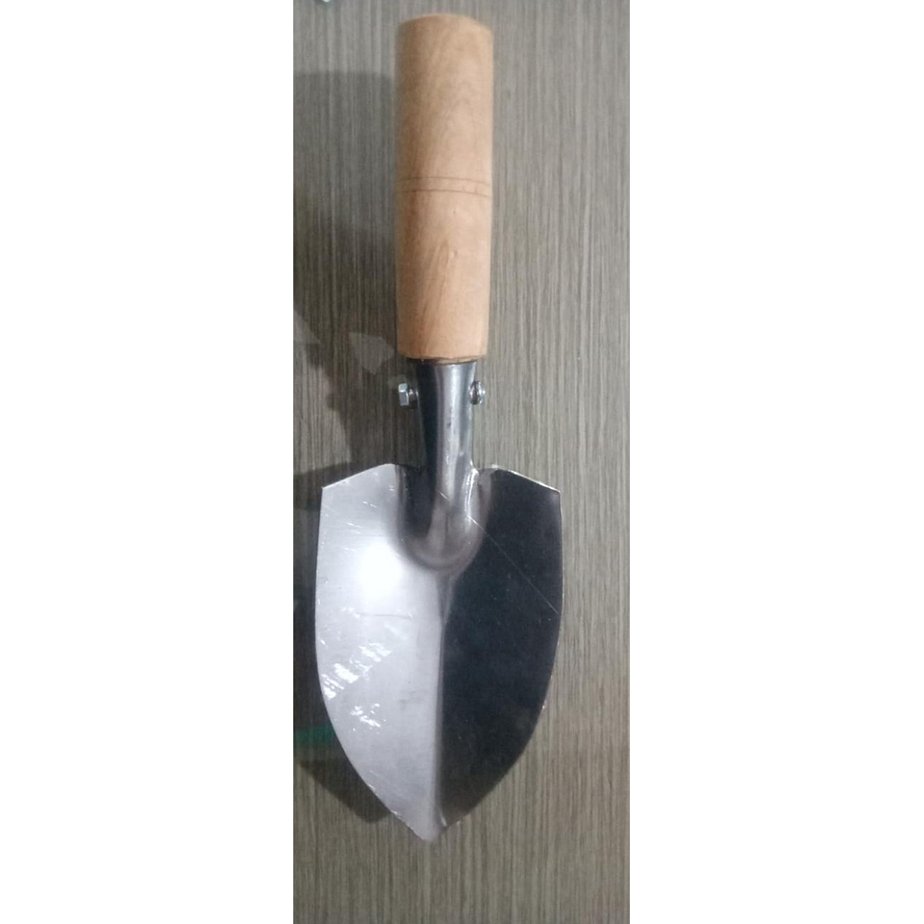 Peralatan Berkebun Sekop Taman Gagang Kayu Ktg Opp @