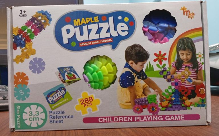 Puzzle Block Bombik Tazos 288 Pcs Puzzle Box @72