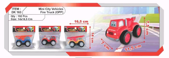 Truk Damkar Turntable F/W Work Zone 1 Pack Ktg Opp @192