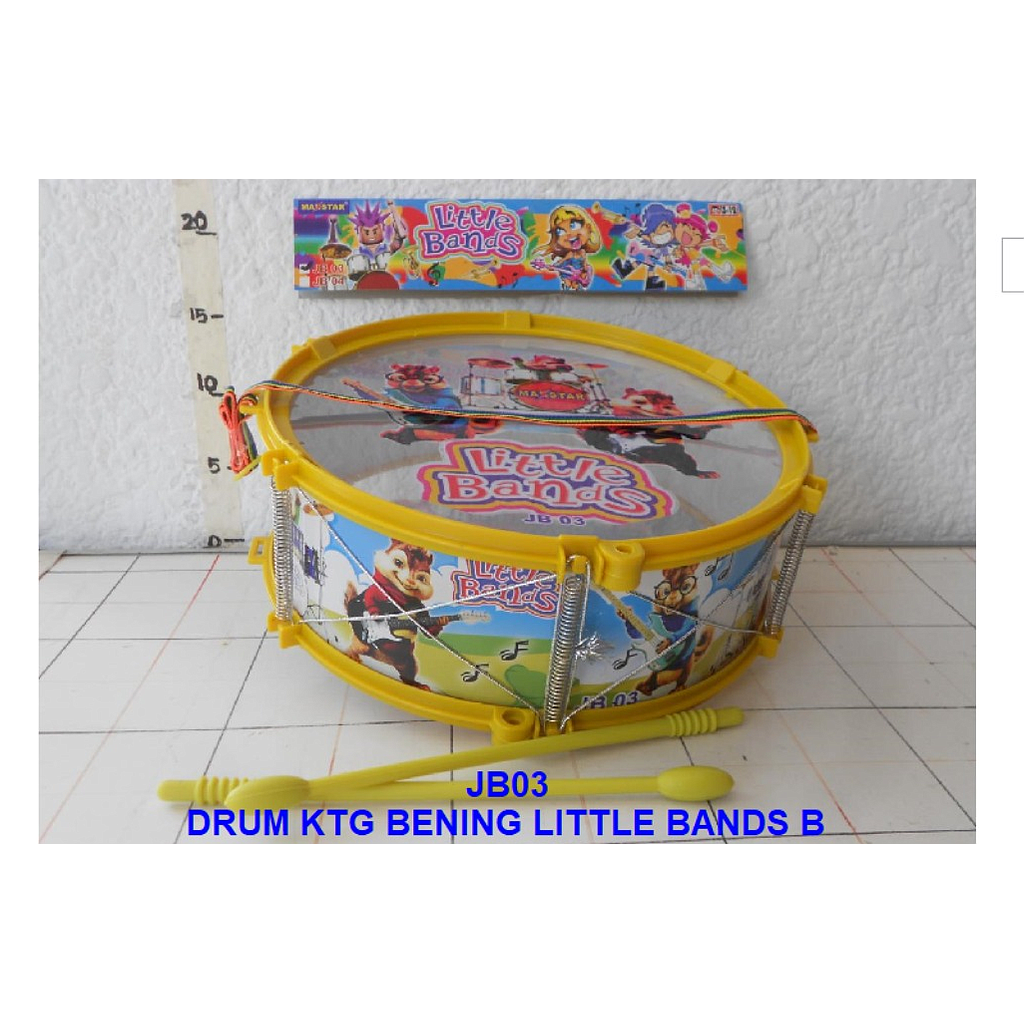 Drum Transparan Besar 28 cm Little Bands Ktg PVC @30