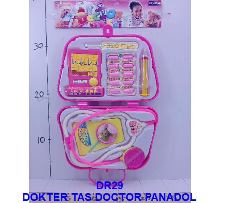 Dokter Set Koper Obat Panadol Doctor Ktg PVC @72