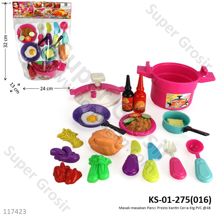 Masak-masakan Panci Presto Kantin Ceria Ktg PVC @48