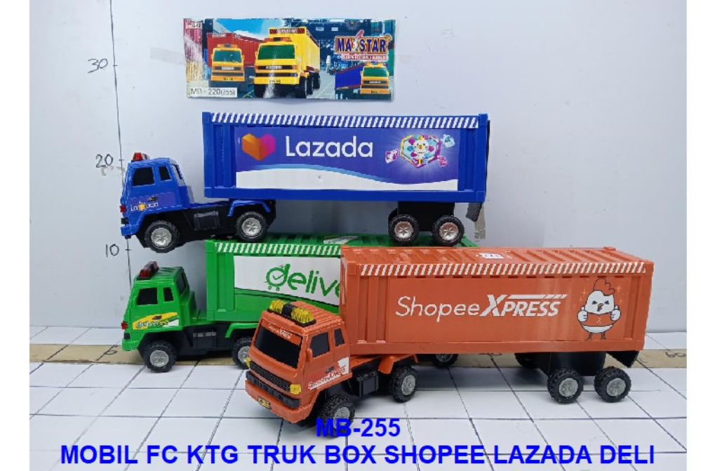 Truk Trailer Kontainer Ekspedisi F/C Maxstar Ktg PVC @48