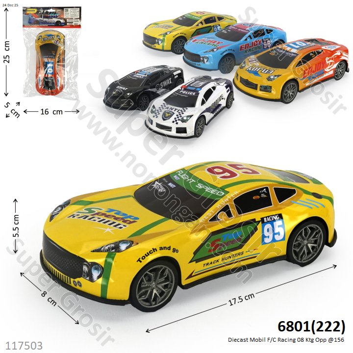 Diecast Mobil F/C Racing 08 Ktg Opp @156