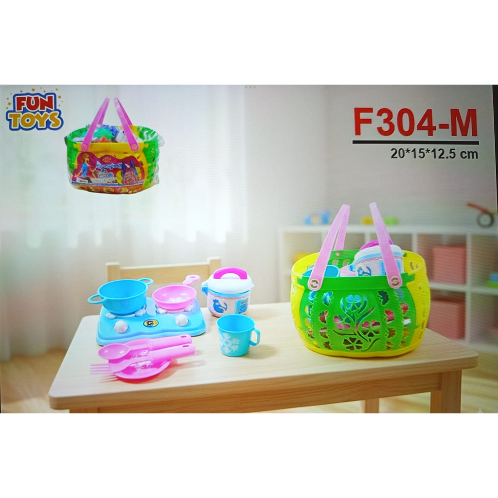 Cooking Set + Keranjang Si Cantik Kyg PVC @54
