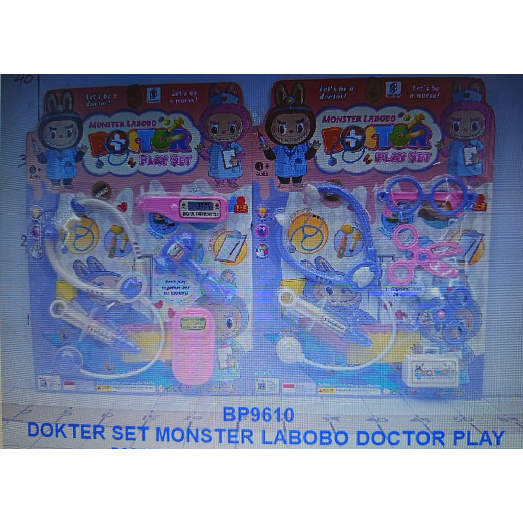 Dokter Set Monster Labobo Doctor Play Set Press @132