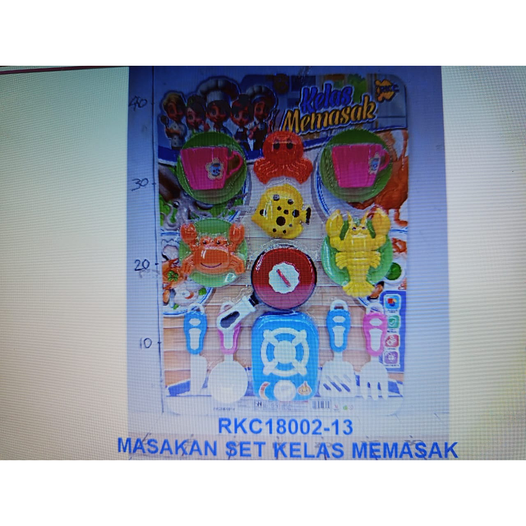 Masak-masakan Kelas Memasak 1 Inner 72 Pcs Press @144