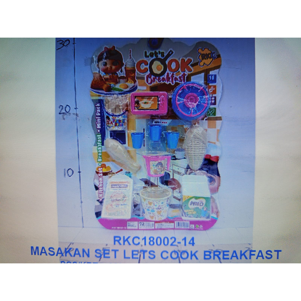 Masak-masakan Lets Cook Breakfast 1 Inner 84 Pcs Press @168