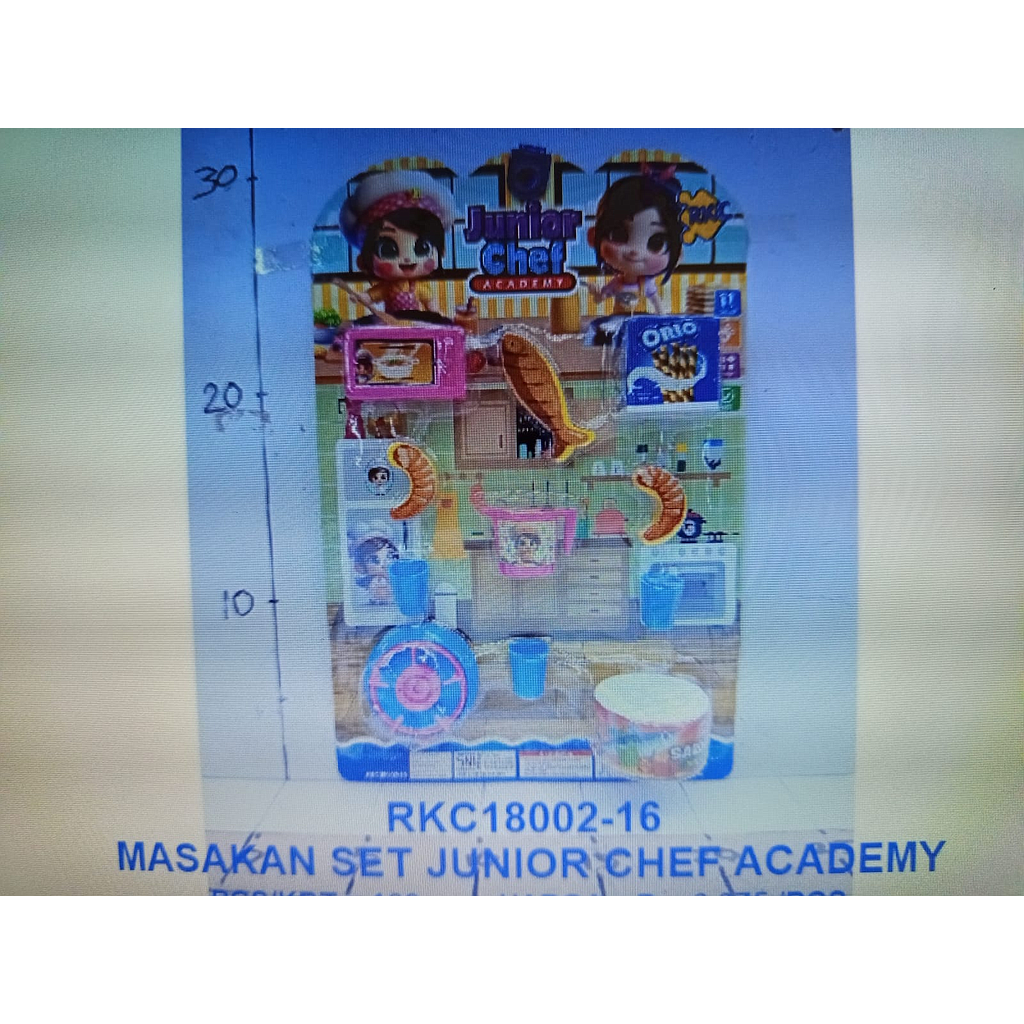 Masak-masakan Junior Chef Academy 1 Inner 84 Pcs Press @168