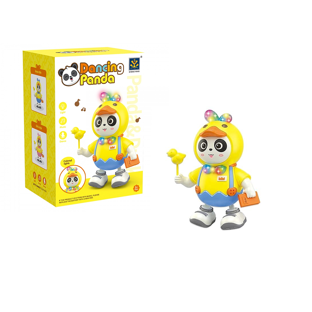 Robot Dance Panda Kostum Bebek B/O Musik Lampu Dancing Panda 1 Inner 30 Pcs Box @60