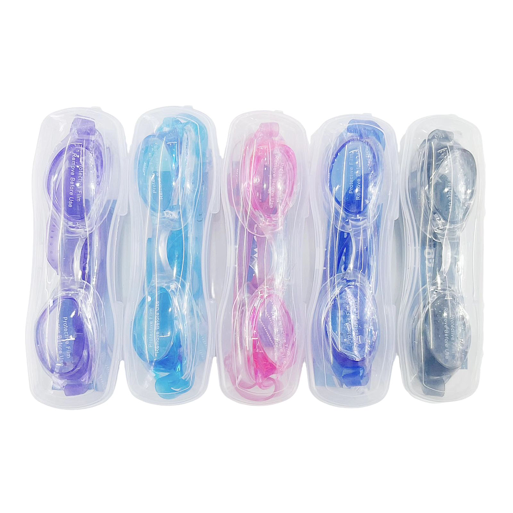 Kacamata Renang + Tutup Telinga Swim Goggless 1 Inner 24 Pcs Box Plastik @216