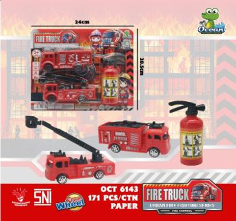 Truk Damkar Set 2 Pcs + Apar Fire Truck Press @171