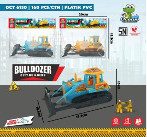 Bulldozer F/C Bulldozer City Builders 1 Inner 80 Pcs Ktg PVC @160