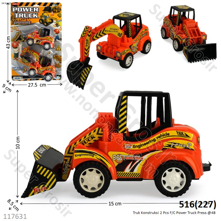 Truk Konstruksi 2 Pcs F/C Power Truck Press @48