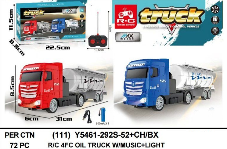 R/C Truk Charge + Kabel Charge Lampu Truck 27 MHz 4 Channel 1 Ikat 2 Pcs Box @72
