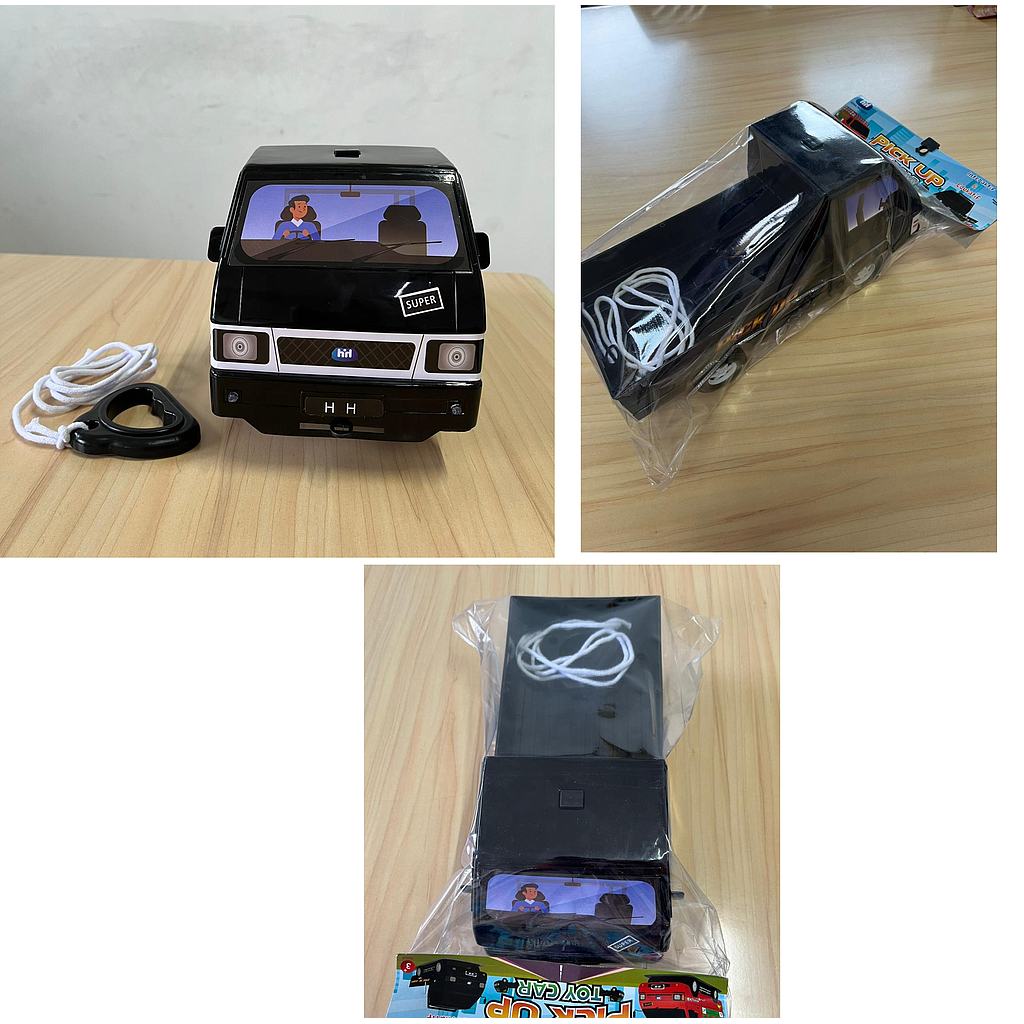 Mobil Pick Up L-300 F/W + Tali Penarik Pick Up Toys Car Ktg PVC @48