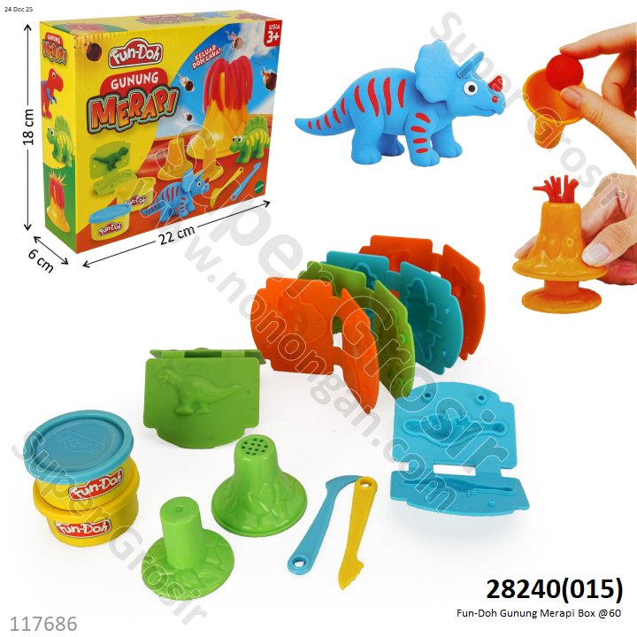 Fun-Doh Gunung Merapi Box @60
