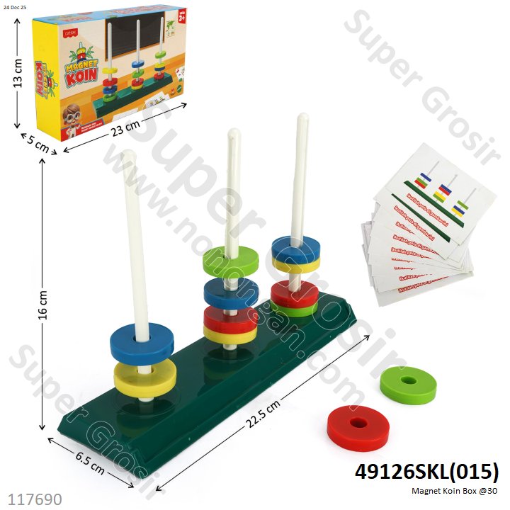 Magnet Koin Box @30