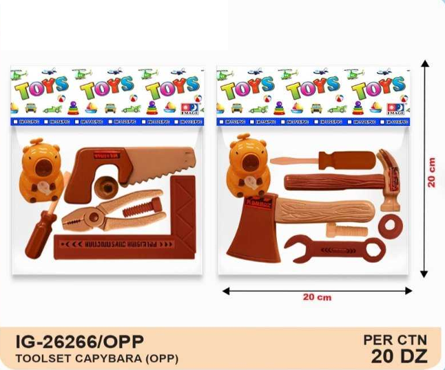 Mainan Tool Set + Kapibara Toys 1 Inner 96 Pcs Ktg Opp @192