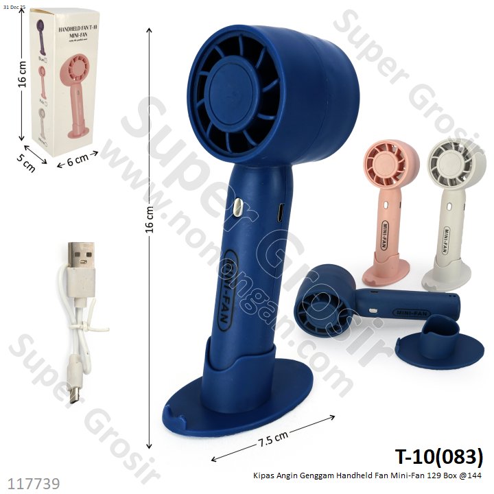 Kipas Angin Genggam Handheld Fan Box @144