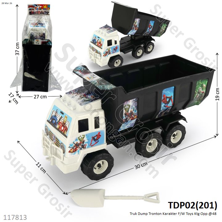 Truk Dump Tronton Karakter F/W Toys Ktg Opp @48
