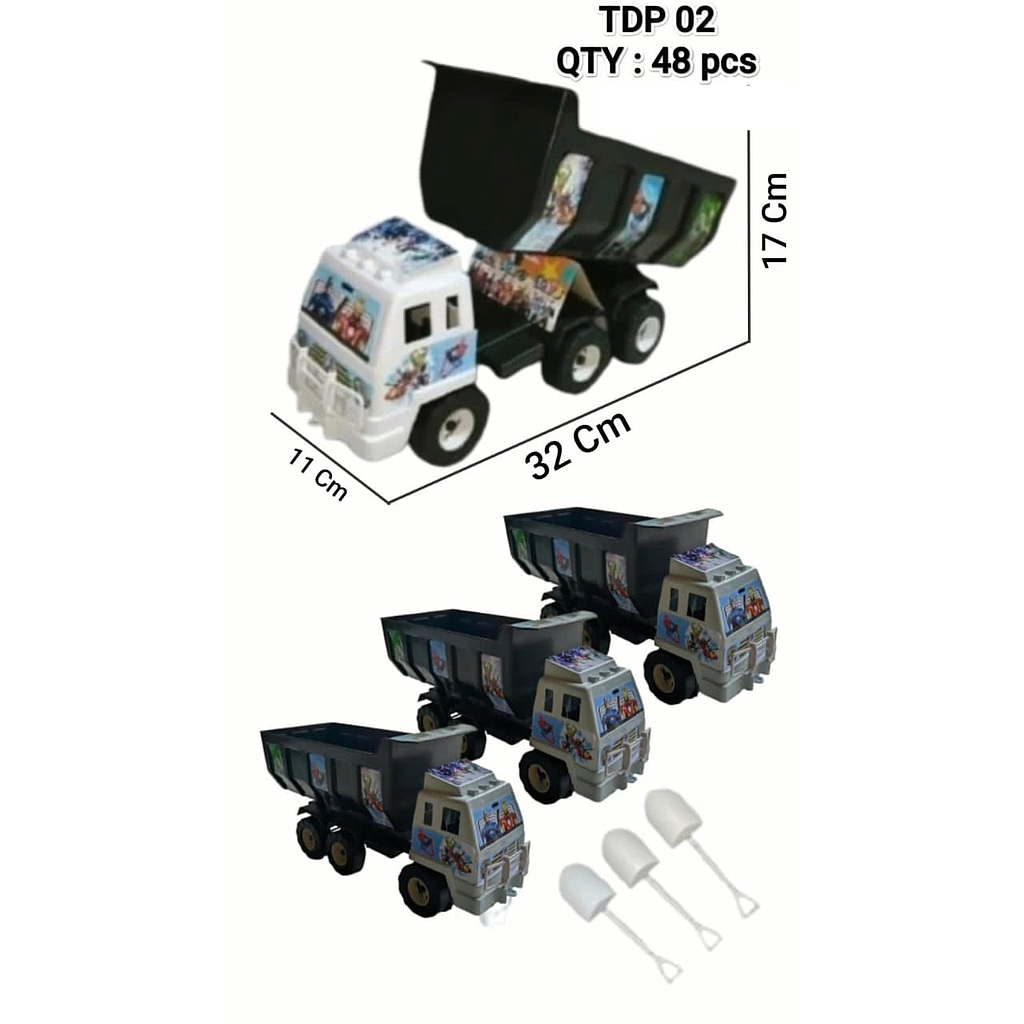 Truk Dump Tronton Karakter F/W Toys Ktg Opp @48