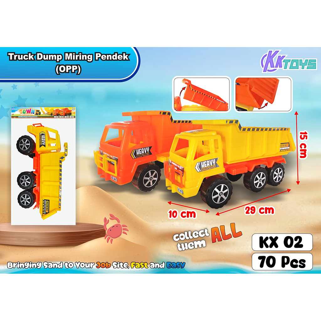 Truk Dump Tronton 30 cm F/W + Sekop Town Ktg Opp @70