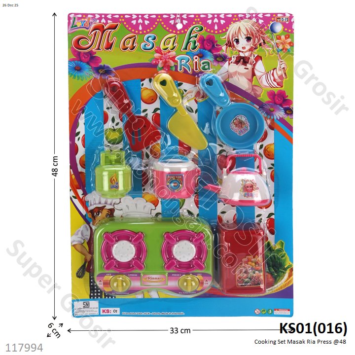 Cooking Set Masak Ria Press @48