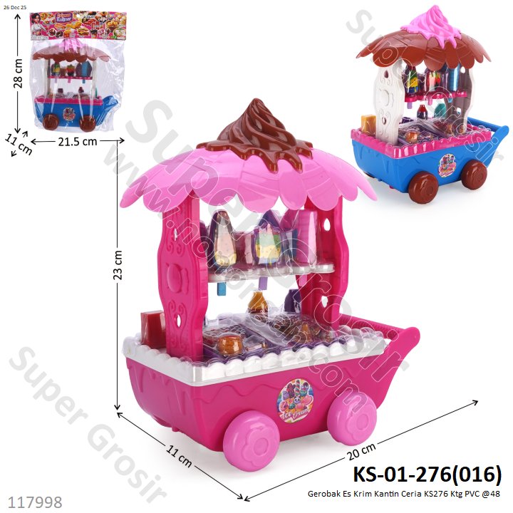 Gerobak Es Krim Kantin Ceria KS276 Ktg PVC @48