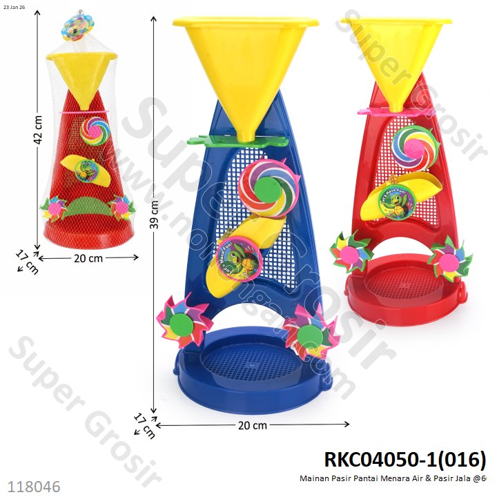 Mainan Pasir Pantai Menara Air &amp; Pasir Jala @60