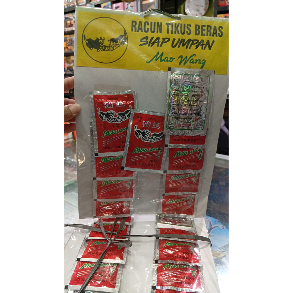 Racun Tikus 10 Sachet Mao Wang Papan @10