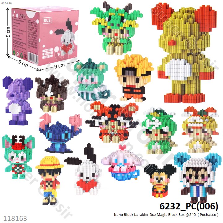 Nano Block Karakter Duz Magic Block Box @240