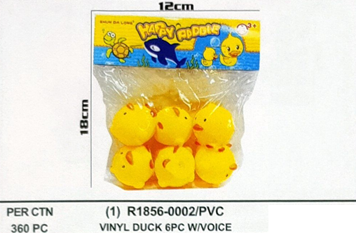 Vinyl Bebek 6 Pcs Happy Paddle 0002 1 Inner 180 Pcs Ktg PVC @360