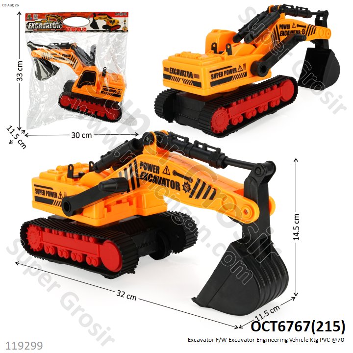 Excavator F/W Excavator Engineering Vehicle Ktg PVC @70