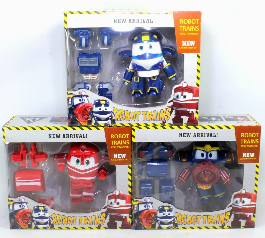Robot Deform Robot Trains + Acc 3 Karakter Box Window @48