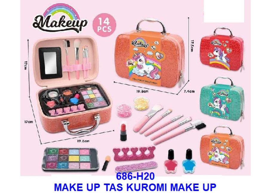 Make Up Set Tas Unicorn Makeup K44 Tas @60