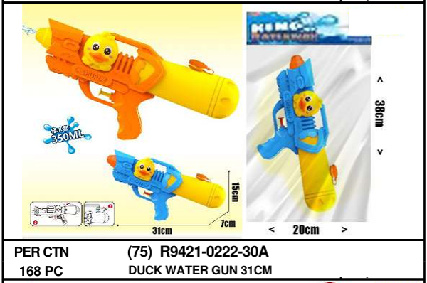 Pistol Air Bebek King of Water War 1 Inner 84 Pcs Ktg Opp @168