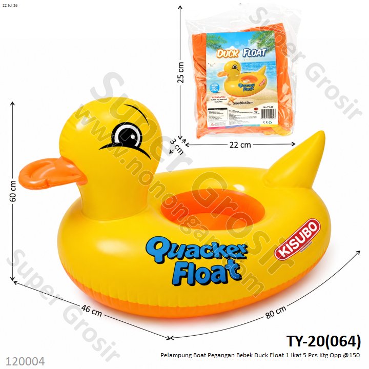 Pelampung Boat Pegangan Bebek Duck Float 1 Ikat 5 Pcs Ktg Opp @150