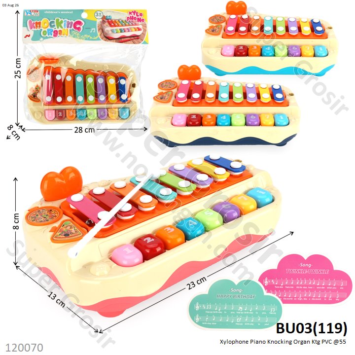 Xylophone Piano Knocking Organ Ktg PVC @55