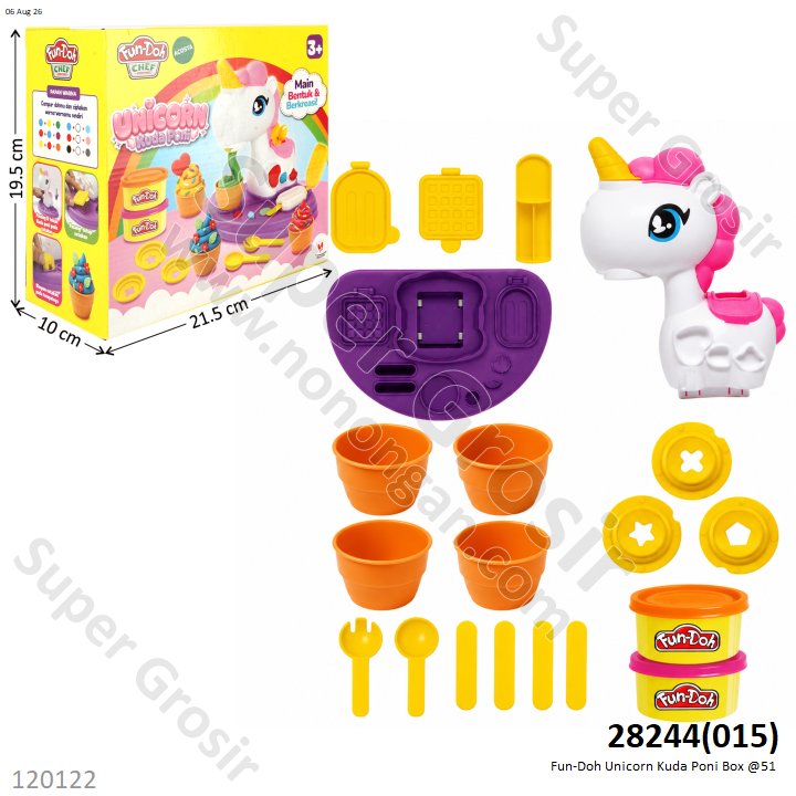 Fun-Doh Unicorn Kuda Poni Box @51