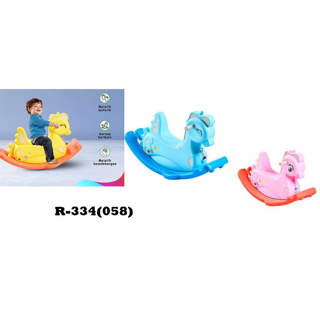 Tunggangan Jungkat Jungkit Kuda Pony Goyang Rock Koli @1