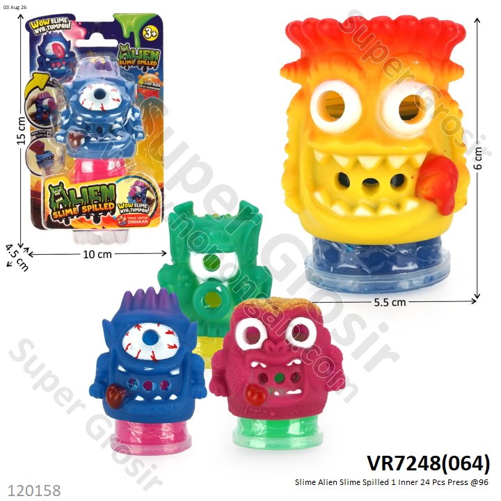 Slime Alien Slime Spilled 1 Inner 24 Pcs Press @96